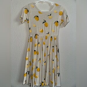 Kyte BABY Lemon Print Kids Casual Dress